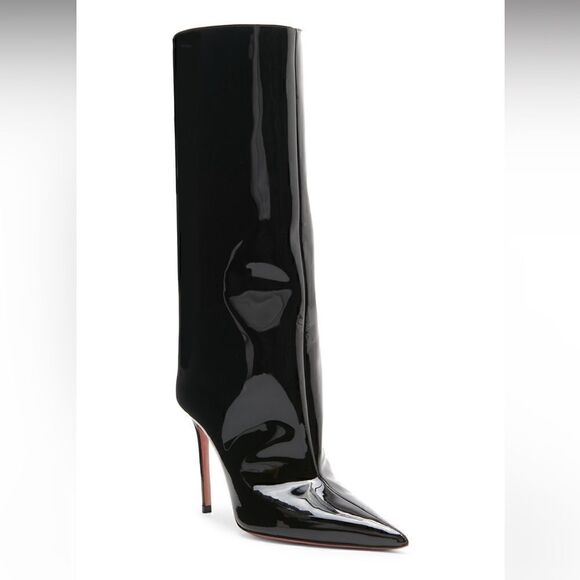 Amina Muaddi
Fiona Patent Leather Boots - Picture 2 of 13